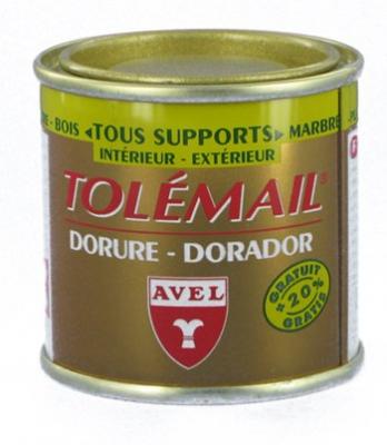 Peinture Tol&eacute;mail dorure Avel Louis XIII - 50 ml - Or riche