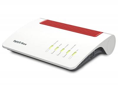 Routeur Fritz!Box 5590 Fiber 20002981 3600Mo/s 4 Port Ethernet Double Bande Blanc