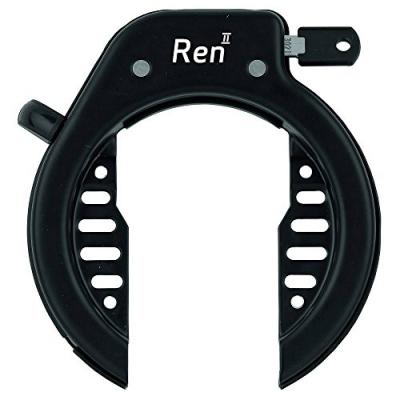 Serrure &agrave; anneau Axa Ren2 - noir (sur carte)