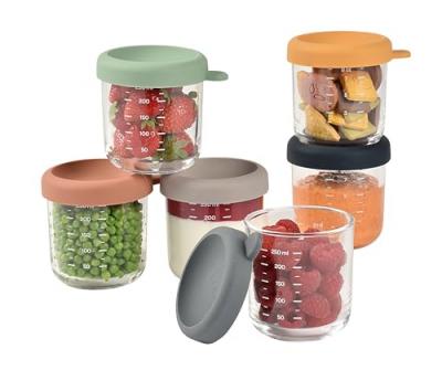 BEABA&reg; Pots de conservation repas Sunrise verre lot de 6