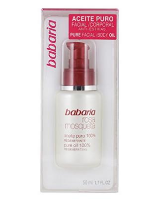 Babaria 1004-50210 Huile Pure Rose Musqu&eacute;e 50 ml