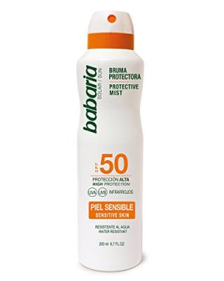 Babaria &Eacute;tanche Bruma Spf50 Piel Sensible &Eacute;tanche &agrave; l'eau 200ml Va