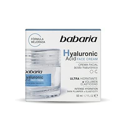 Cr&egrave;me Hydratante pour le Visage Babaria Acide Hyaluronique (50 ml)