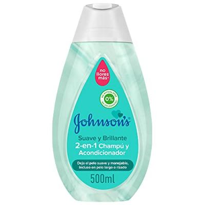 Shampooing et apr&egrave;s-shampooing Johnson's Baby Soft &amp Shiny 500g