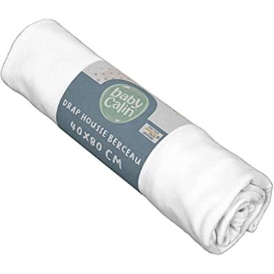BABYCALIN Drap Housse B&eacute;b&eacute;Turquoise 60 x 120 cm Jersey 130gr/m&sup2;