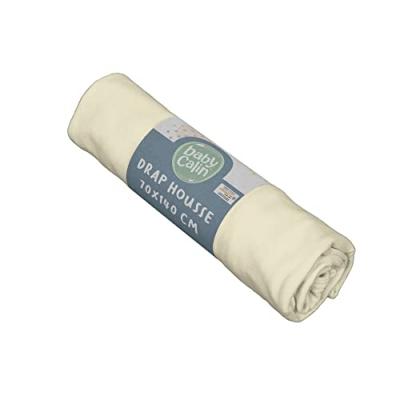 Babycalin Drap Housse B&eacute;b&eacute; Jersey Ecru 70 X 140 Cm 130gr/M&sup2;
