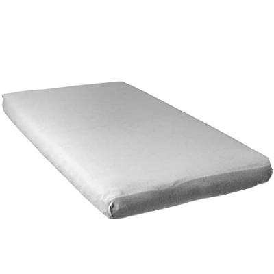 BABYCALIN Drap Housse B&eacute;b&eacute; Jersey Gris 70 x 140 cm 130gr/m&sup2;