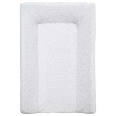 Housse de matelas &agrave; langer b&eacute;b&eacute; blanc en coton 50x70 cm