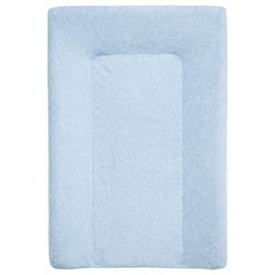 Housse de matelas &agrave; langer b&eacute;b&eacute; bleu en coton 50x70 cm