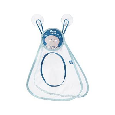Badabulle Filet de bain animaux marins, pour ranger les jouets de bain, avec 2 ventouses robustes