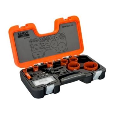 Jeu de scies tr&eacute;pans bim&eacute;tal Sandflex 16-67 mm (11 pcs) - BAHCO 3834-set-103 