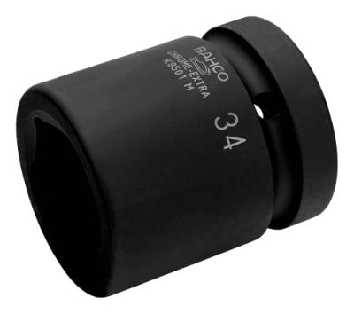Bahco - Douille &agrave; choc 6 pans 1"" 75 mm finition phosphat&eacute;e - K9501M-75