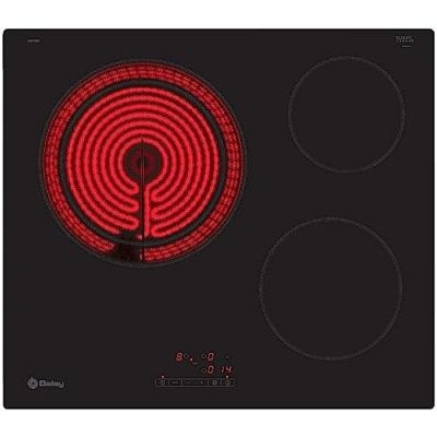 Plaques vitro-c&eacute;ramiques Balay 3EB715ER 3F 5700W 60cm Noir