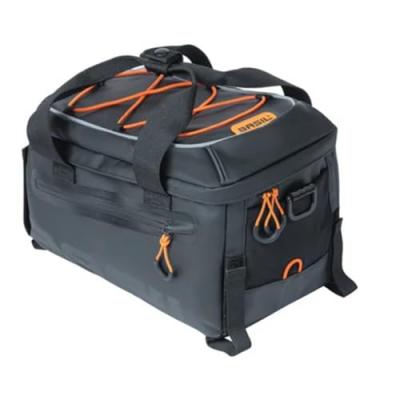 Basil BOLSA MILES TARPAULIN 7L REFLEC.NEGRO/NARAN