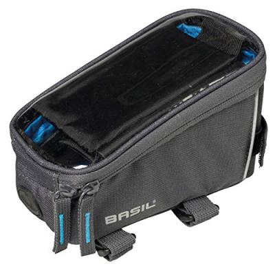 Sacoche de cadre Basil gris fonc&eacute; pour iPhone (1L)