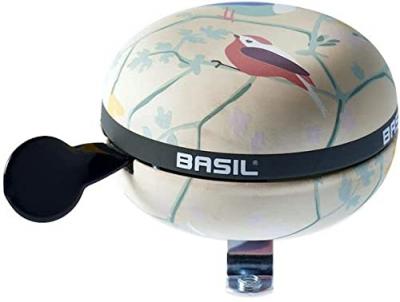 Basil big bell wanderlust, ding dong bike bell, 80mm , ivory