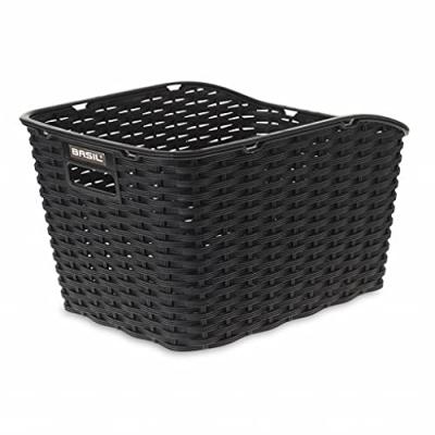 Basil panier WeaveWP arri&egrave;re 37 litres noir