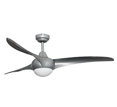 Ventilateur couleur titane Capri Titane Led Bastilipo