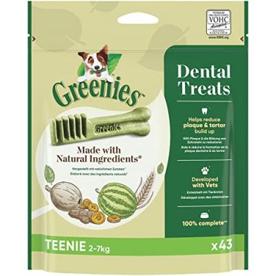 Friandises Sticks Dentaires TEENIE pour Chien Mini - Greenies - x43