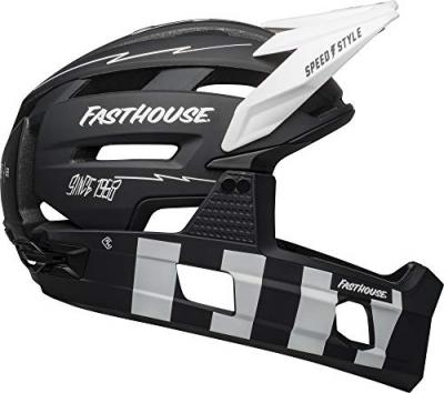 Casque int&eacute;gral Bell Super Air R - S Fasthouse Black/Whit Casques