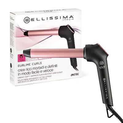 Bellissima 11855 Brosse Soufflante Et Fer &Agrave; Lisser Friser &Agrave; Chaleur Noir, Rose 64 W 1.8 M 
