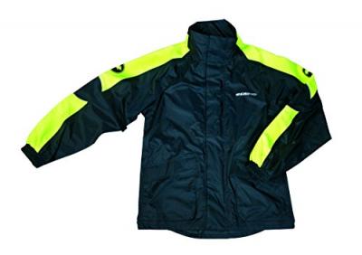 Veste De Pluie Bering Maniwata Noir Jaune Fluo - Taille XS