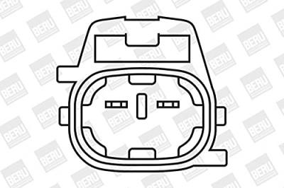 BERU Bobine d'allumage pour JEEP: Cherokee, Grand Cherokee, Wrangler & RENAULT: Jeep (Ref: ZS396)