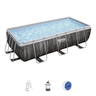 Piscine hors sol Power Steel 404 x 201 x 100 cm, filtre a sable, &eacute;chelle
