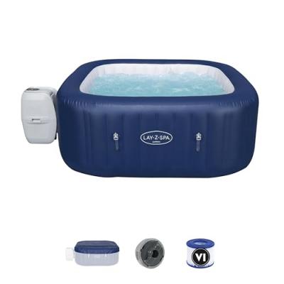 Spa gonflable Lay-Z-Spa Hawaii carr&eacute; Airjet 4/6 places - Bestway