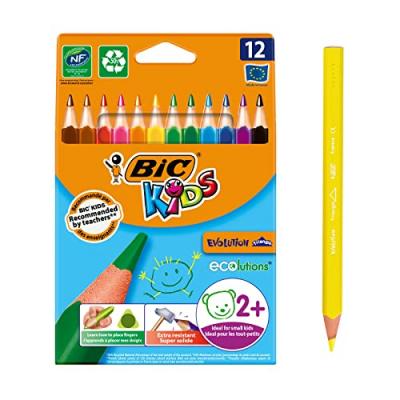 CC Hobby Crayons de couleur triangulaires Evolution, L: 14 cm, mine: