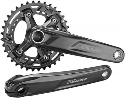 Shimano Deore M4100 Hollowtech Ii Crankset Noir 170 mm / 36/26t