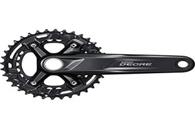 Shimano Deore M4100 Boost Hollowtech Ii Crankset Noir 170 mm / 36/26t