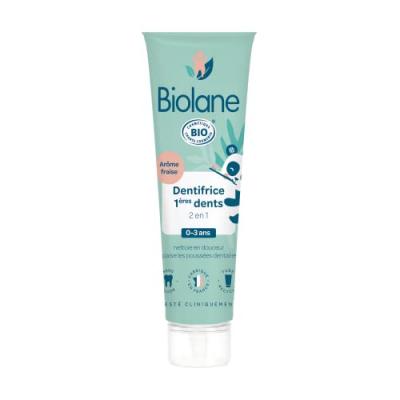 Dentifrice Bio 2en1 1&egrave;re dents 0 &agrave; Biolane