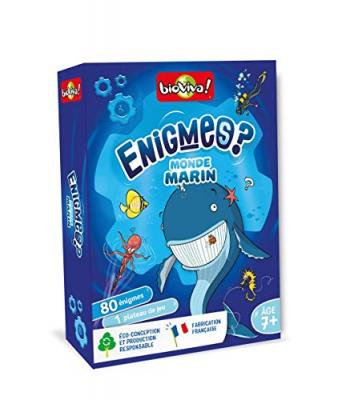 Jeu de cartes Bioviva Enigmes Monde marin 