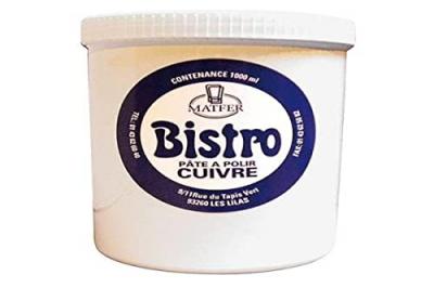 Bistro - P&acirc;te &agrave; polir pour le cuivre p&acirc;te 1 l