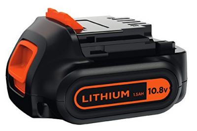 Black and decker - batterie lithium-ion 10.8 v 1.5 ah noir - bl1512-xj