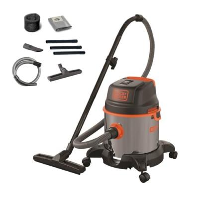 Black & Decker Aspirateur Eau Et Poussiere 1400 W Cuve En Inox 20 L 