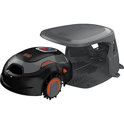 Black + Decker Robot de tonte 12V / 4,3Ah pour pelouse jusqu'&agrave; 700m&sup2; - BCRMW123-QW