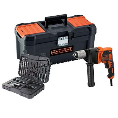 Perceuse &agrave; percussion Black+Decker BEH850KA32-QS 850W
