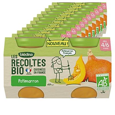 Bl&eacute;dina Petit Pot Bio Potimarron 2x130g