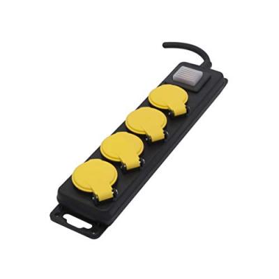 CHACON Bloc multiprise &eacute;tanche 4x16A avec Interrupteur - 3m