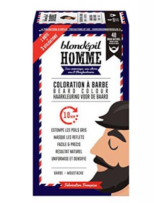 Coloration &agrave; Barbe & Moustache-60ml Blond&eacute;pil Homme
