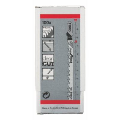 Paquet de 100 lames T101 D en 100 mm