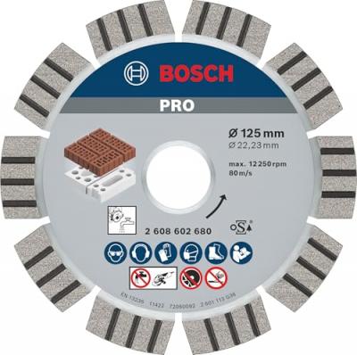 Disque diamant Best for Abrasive &Oslash; 125 AL 22,23 BOSCH 2608602680
