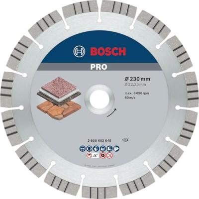 Bosch Disque de coupe diamant Best for Stone. 230 x 22.23 x