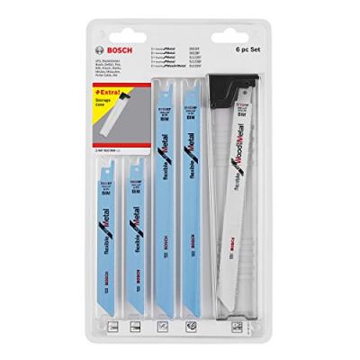 Bosch - set de lames de scie sabre bois et m&eacute;tal 6PCS 2607010906