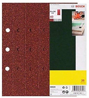 Set de 25 Abrasifs pour Ponceuse 2607017106 Bosch