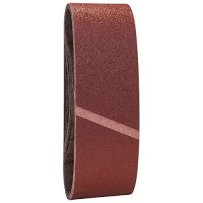 Bosch 2607017156 Bande abrasives-Set 60/80/100 9 pi&egrave;ces, Rouge