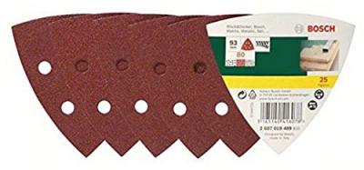 Set de 25 Abrasifs 2607019489 Bosch