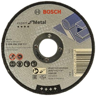 Disque &agrave; tron&ccedil;onner le m&eacute;tal, droit, A 30 S BF, 115x22,23x2,5mm Bosch